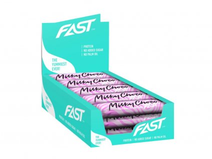 Fast Enjoyment Proteinová Tyčinka Milky Choco - Box 15 kus