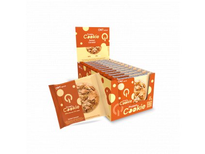 QNT Cookie Salted Caramel 60g DisplayBox+Cookies
