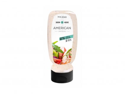 Body Attack American Dressing 320 ml – krémový dresink pro saláty s vyváženou sladkou a kyselou chutí.