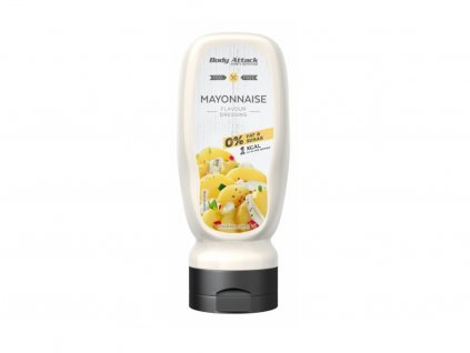 Majonézový dresink Body Attack 320 ml – nízkokalorický, bez cukru, ideální pro fitness a zdravé stravování