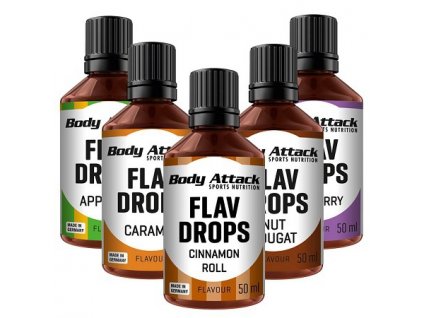 body attack flav drops 50 ml original