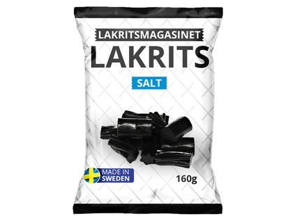 Lakritsmagasinet Salt Slané Gumové Lékořicové Bonbóny - 140 g