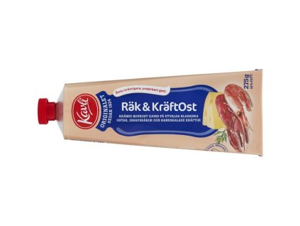 Kavli Tavený Sýr s Krevetami a Červeným Rakem - 275 g