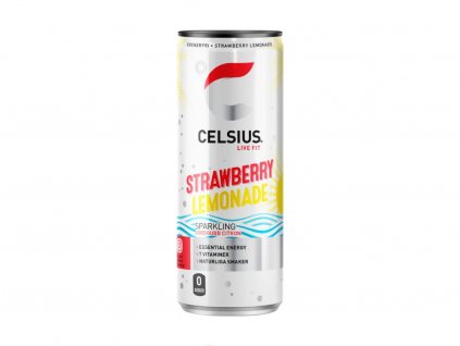 Celsius Energetický Nápoj Strawberry Lemonade - Příchuť Jahoda - 355ml