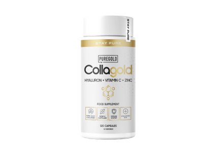 Kolagenový doplněk CollaGold PureGold – 120 kapslí pro zdravou pleť, klouby a vlasy