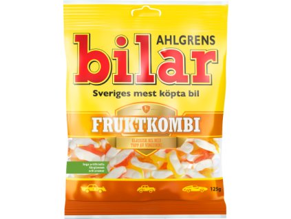 Ahlgrens Bilar Ovocné Gumové Bonbóny - 125 g