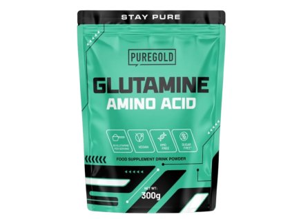 L-Glutamin 100% PureGold 300 g – čistý glutamin pro podporu regenerace, imunitního systému a udržení svalové hmoty po náročném tréninku.