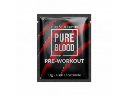 Pure Blood edzés előtti energizáló Pink Lemonade 10g (1 adag)