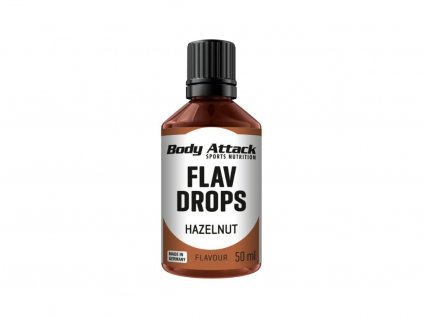Body Attack Flav Drops Hazelnut - 50 ml