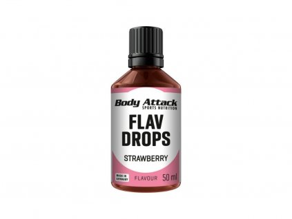 Body Attack Flav Drops Strawberry - 50 ml