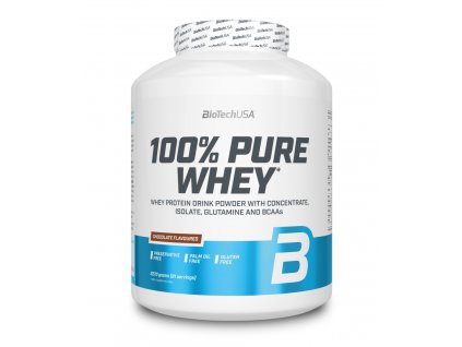 biotech usa 100 pure whey 2270g ryzovy puding