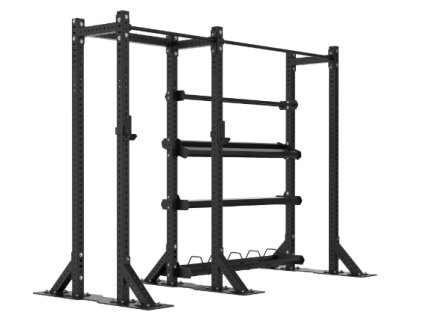Crossmaxx® Rig XL half-rack model S2 + Baseplate