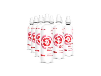 L-Carnitine nápoj QNT Malina 500ml – výhodné balení 12 ks pro efektivní spalování tuků a podporu metabolismu