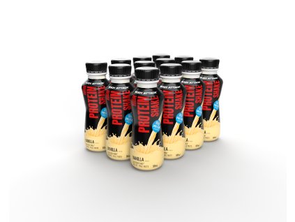 Balení 12 proteinových shake Body Attack s vanilkovou příchutí. Vysoký obsah bílkovin pro podporu růstu a rychlou regeneraci svalů.