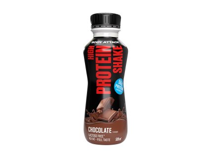 Proteinový shake Body Attack čokoláda 500 ml – lahodný proteinový nápoj s vysokým obsahem bílkovin