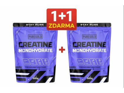 Kreatin Monohydrate PureGold, 500 g AKCE 1+1