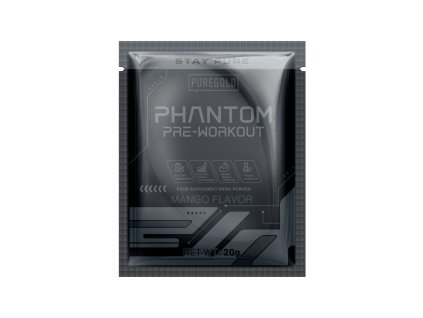 Pre-workout Phantom PureGold 20 g – předtréninkovka pro výkon