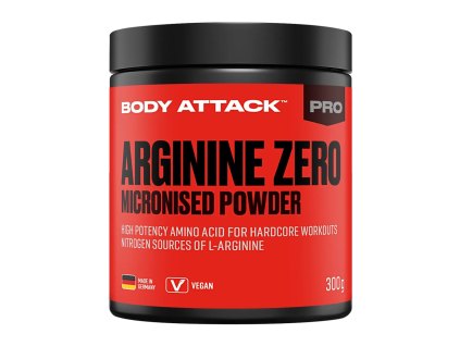 Arginine Zero Body Attack 300 g – doplněk stravy pro výkon a pumpu