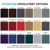 TRUE Standard Upholstery color options (11)
