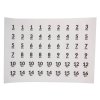 LMX.® Number sticker set (108pcs)