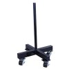 Crossmaxx® bumper plate stacker on wheels