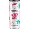Celsius Energetický Nápoj 355ml, příchuť Peach Vibe – přírodní energetický nápoj s ovocnou broskvovou chutí pro zvýšení energie