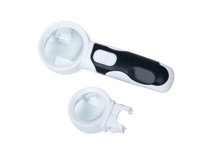 MAGNIFIER WITH TWO LENSES