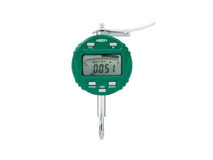 DIGITAL INDICATOR WITH LIFTING LEVER (flat back) 10mm/0.4"