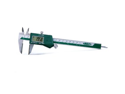 DIGITAL CALIPER WITH CARBIDE TIPPED JAWS, without thumb roller 0-300mm/0-12"