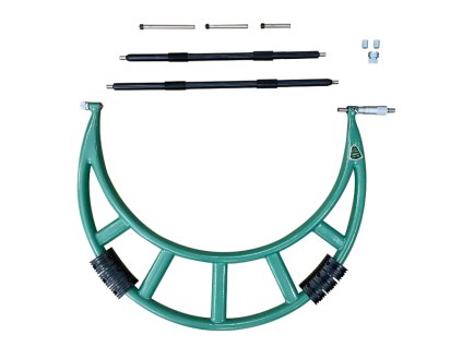 OUTSIDE MICROMETER WITH INTERCHANGEABLE ANVILS 400-500mm