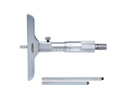 DEPTH MICROMETER (base 101.5x17mm) 0-75mm