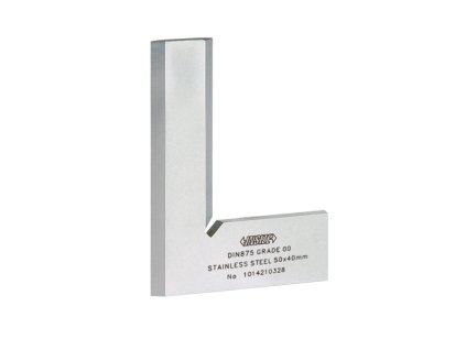 90° BEVELED EDGE SQUARE (DIN875 grade 00) 50x40mm