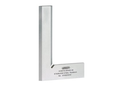 90° BEVELED EDGE SQUARE (DIN875 grade 00) 75x50mm