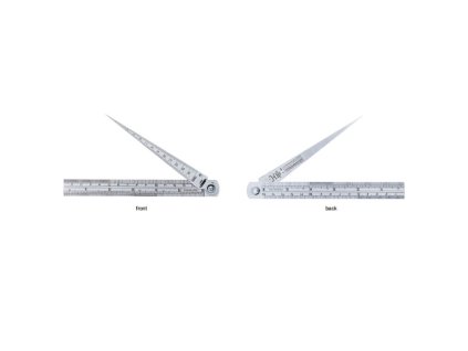 TAPER GAGE AND STEEL RULER SET