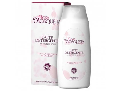 latte detergente rosa mosqueta emolliente idratante mandorle dolci burro karite antiossidante