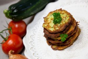 Cuketové slané placičky s parmazánem