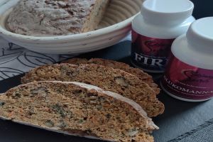 Mrkvový chléb s ořechy