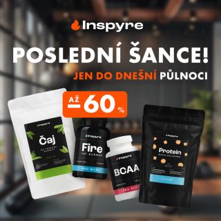 🚨 POSLEDNÍ ŠANCE! 🚨 ⏰ Jen do dnešní půlnoci 🔥 SLEVA AŽ −60 % Nejprodávanější doplňky Inspyre teď za ceny, které se jen tak...