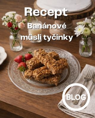 🌞 SNADNÉ A ZDRAVÉ SNÍDANIČKY NEBO SVAČINKY! 🥣🍌 Máme pro vás skvělý recept, který si zamilujete — banánové müsli tyčinky! 🐝...