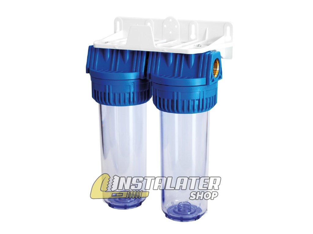 Dvojitý filter AQFV DUPLEX 1" + držiak