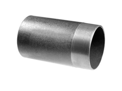 Varné fitinky Návarek 3/8" x 15 cm - černá ocel