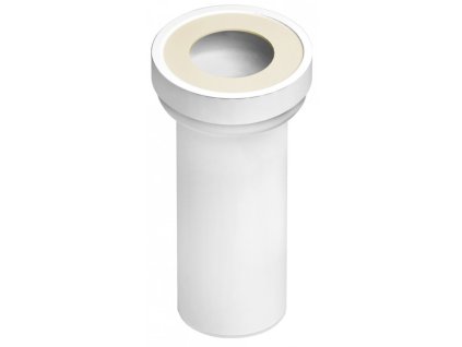 Trubka připojovací WC d110x250mm hladká s gumovou manžetou, do potrubí s těsněním