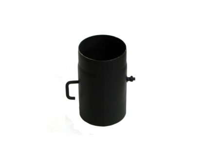 Ocelová komínová klapka krátká - průměr 150 mm, tloušťka stěny trubky 2 mm, kouřovod - silnostěnný