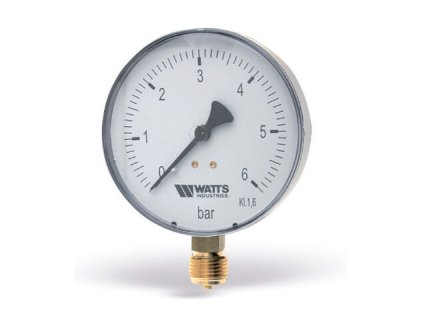 MDR100/4 Manometer 100mm, 0-6 bar spodný 1/2"