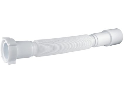PVC Rúra flexi 6/4" x DN 40/DN 50 dĺžka 410-800 mm s PVC maticou (sifón)