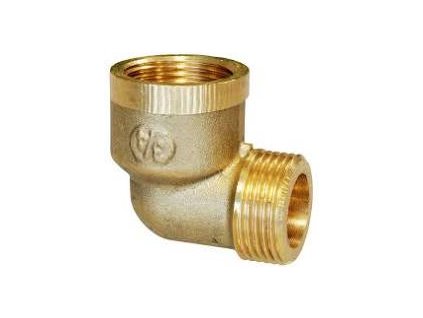 Mosadz - Koleno 90° MF 3/8"