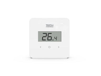 Priestorový senzor EU-R-8 b PLUS (bezdrôtový, batérie, LCD, pre lištu L-8,L-9) - biely  + Garancia ceny: Niekto ponúka tento produkt lacnejšie? Máme pre Vás zľavu!