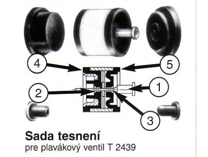 Sada vložka T2439-25 - 3ks