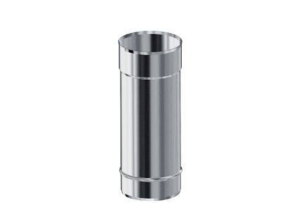 Nerezová komínová rúra  - priemer 250 mm, dĺžka 250 mm (0,25 m), dymovod - jednoplášť