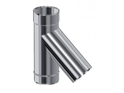 Nerezový sopúch 45° - priemer 150 mm, dymovod - jednoplášť